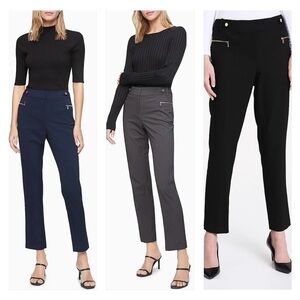 Calvin Klein Women's Straight Leg Pants - Navy, Gray, Black